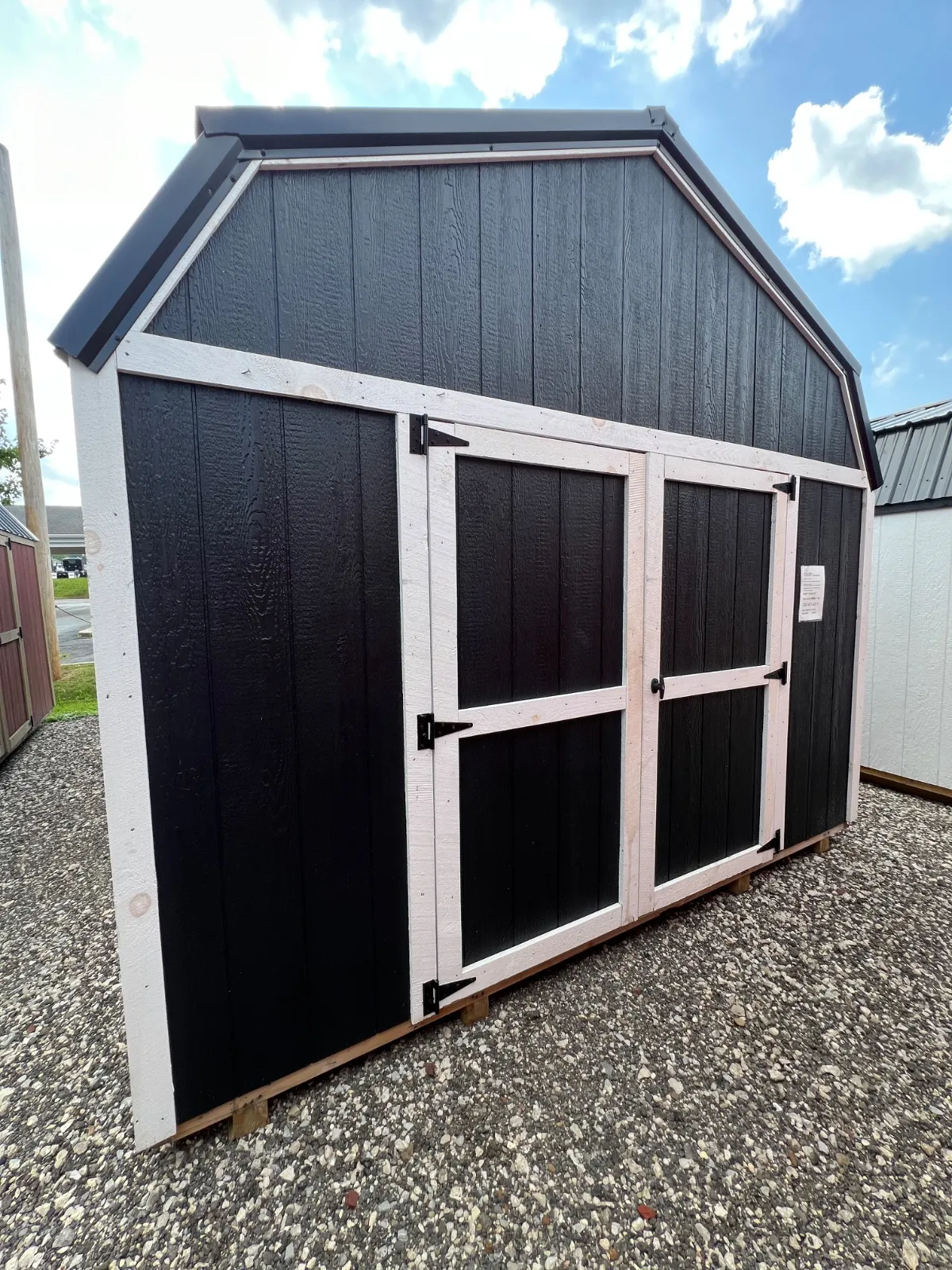 12x20’ Utility Shed on the lot in Hartville