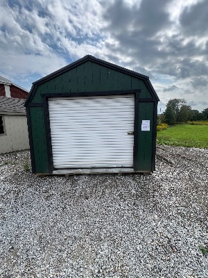 12x20’ Green Garage/Black trim on the lot in Hartville - photo 1 of 4